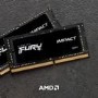 Kingston FURY Impact 8GB 1x8GB SO-DIMM DDR4 3200MHz Laptop Memory